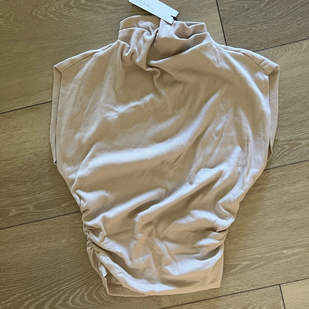 Michael Stars Sleeveless Turtleneck Top